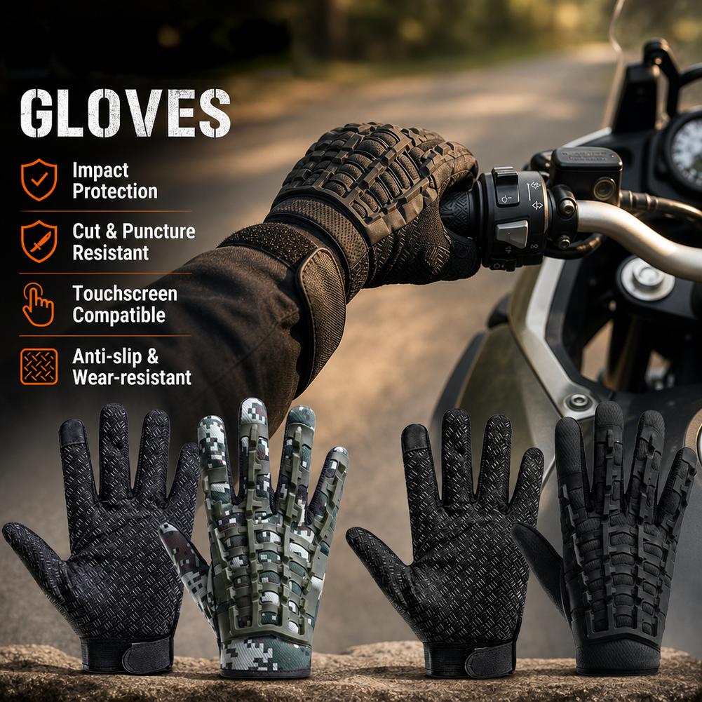 Knit Glove Touch Screen - Tactical Gloves Touchscreen Motorcycle Riding Gloves