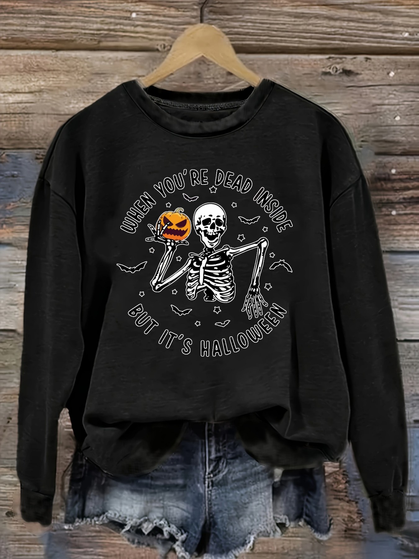 Winter Clothing Quotes - Women's Casual Long Sleeve Crew Neck
