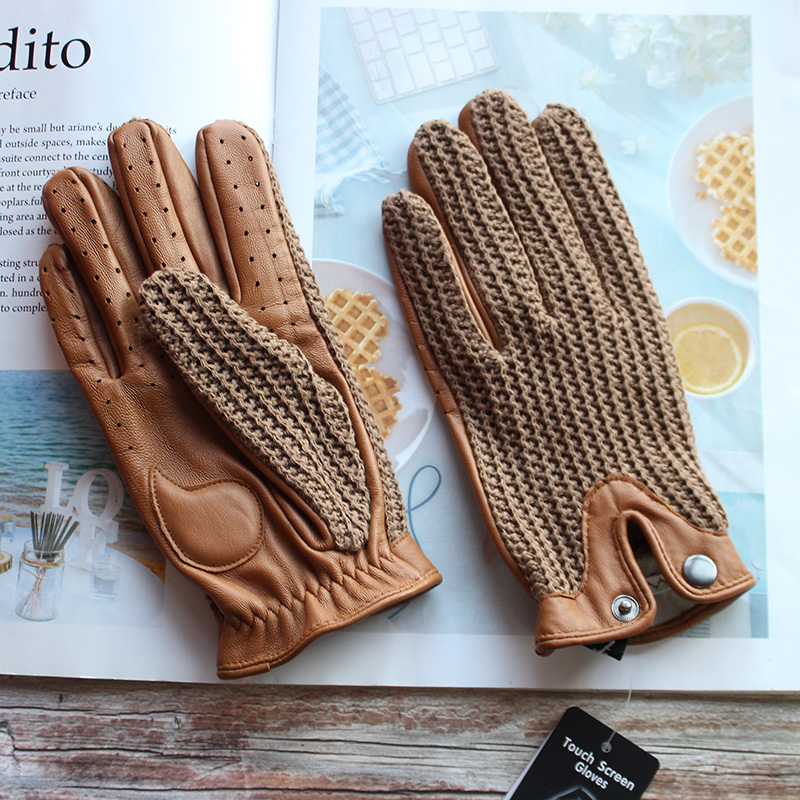 High Quality New Leather Men's - Knit Glove Touch Screen review and price