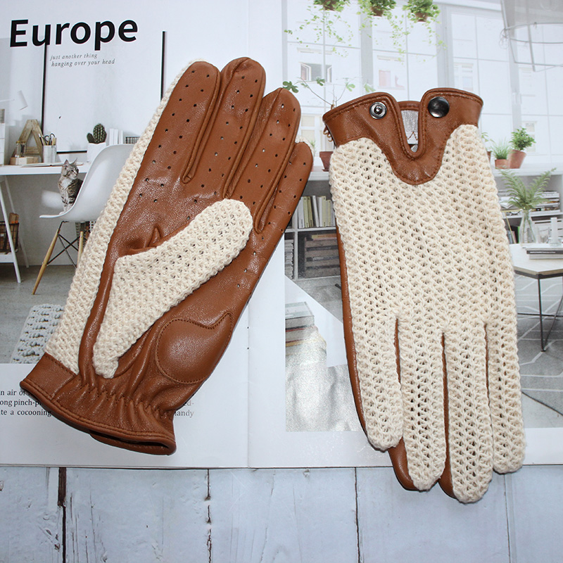 High Quality New Leather Men's - Knit Glove Touch Screen review and price