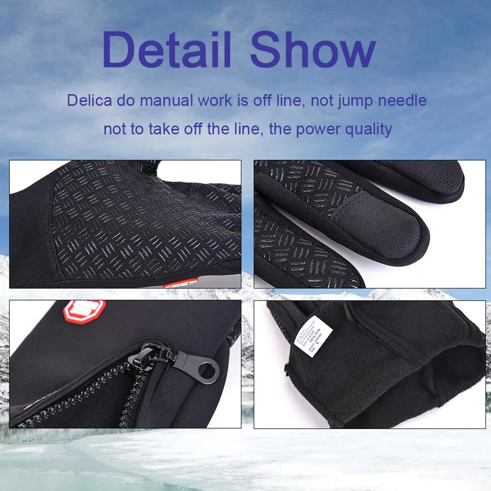 Men Women Winter Cycling Glove - Knit Glove Touch Screen review and price