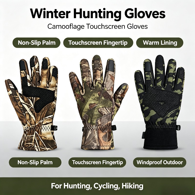 Outdoor Sports Non-slip Huntin - Knit Glove Touch Screen review and price