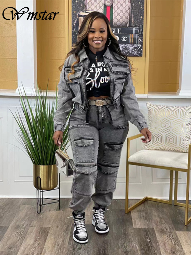 Wmstar Denim Two Piece Set Wom - Winter Clothing Kit review and price