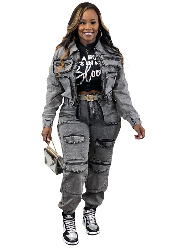 Wmstar Denim Two Piece Set Wom - Winter Clothing Kit review and price