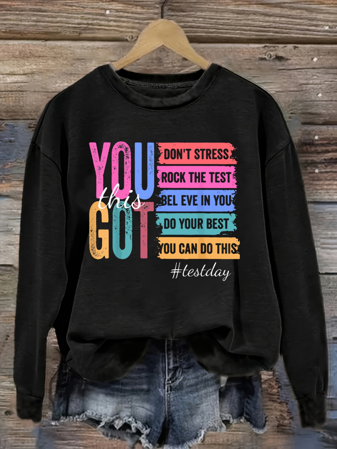 Women's Casual Long Sleeve Cre - Winter Clothing Quotes review and price
