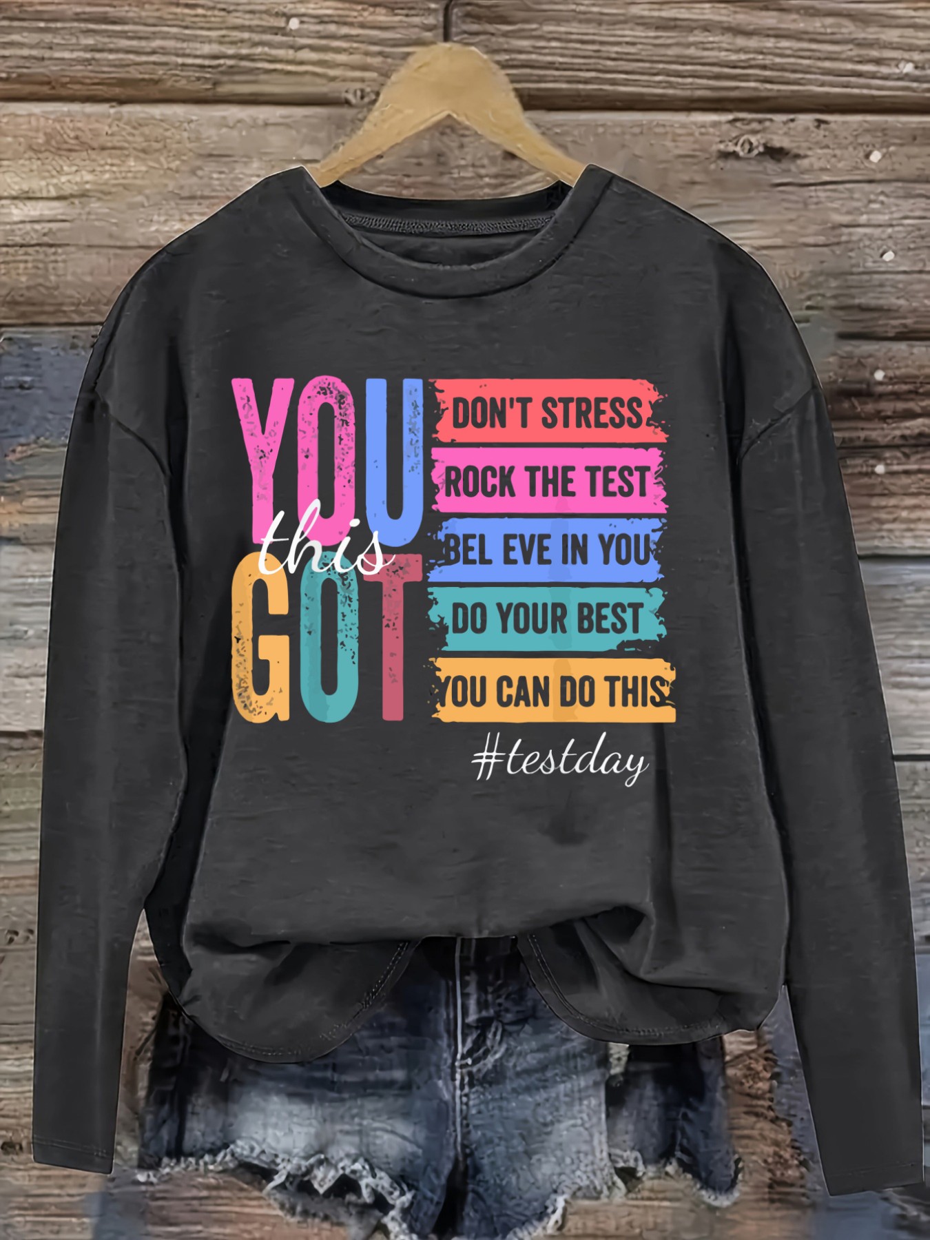 Women's Casual Long Sleeve Cre - Winter Clothing Quotes review and price