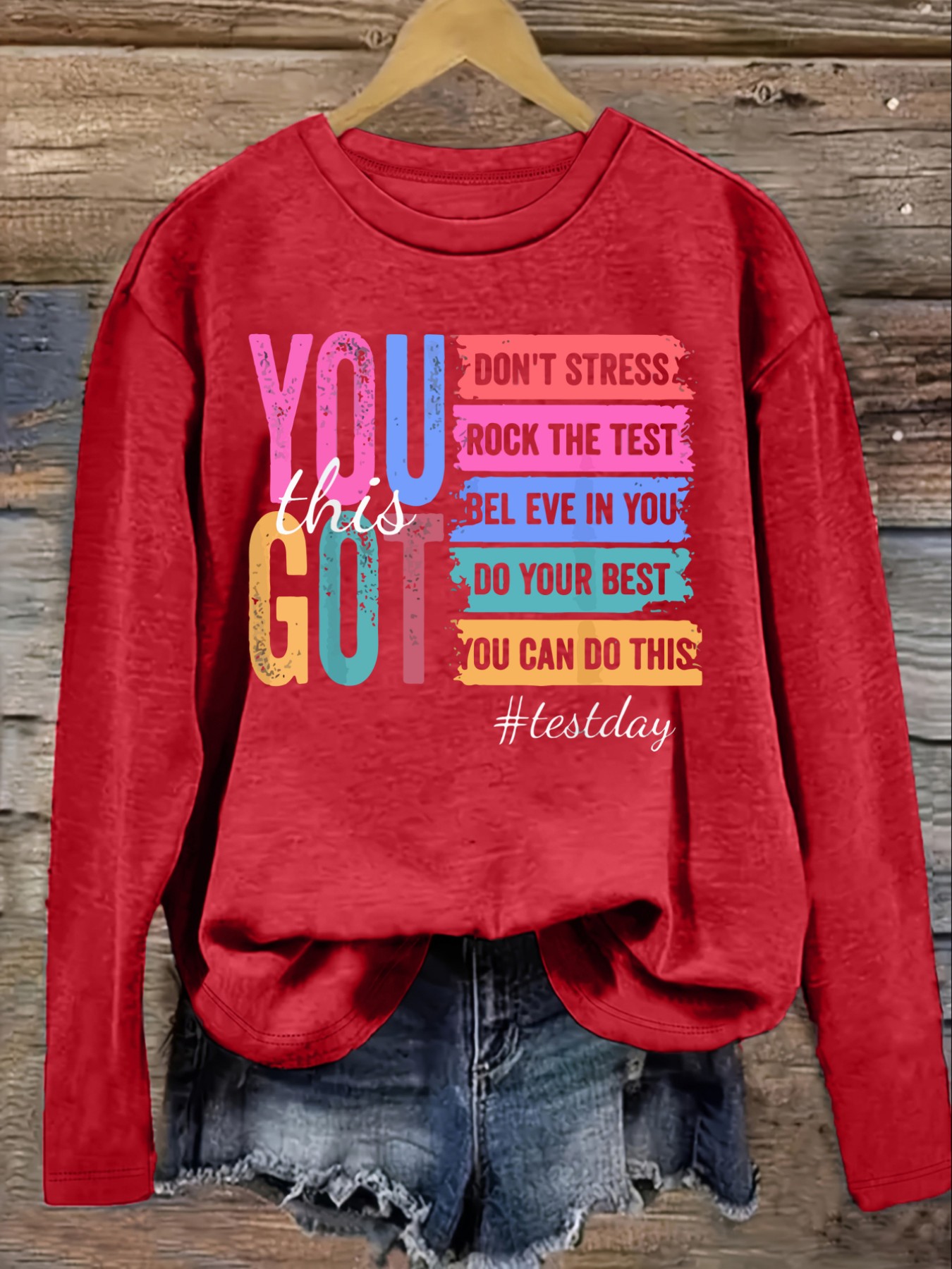 Women's Casual Long Sleeve Cre - Winter Clothing Quotes review and price