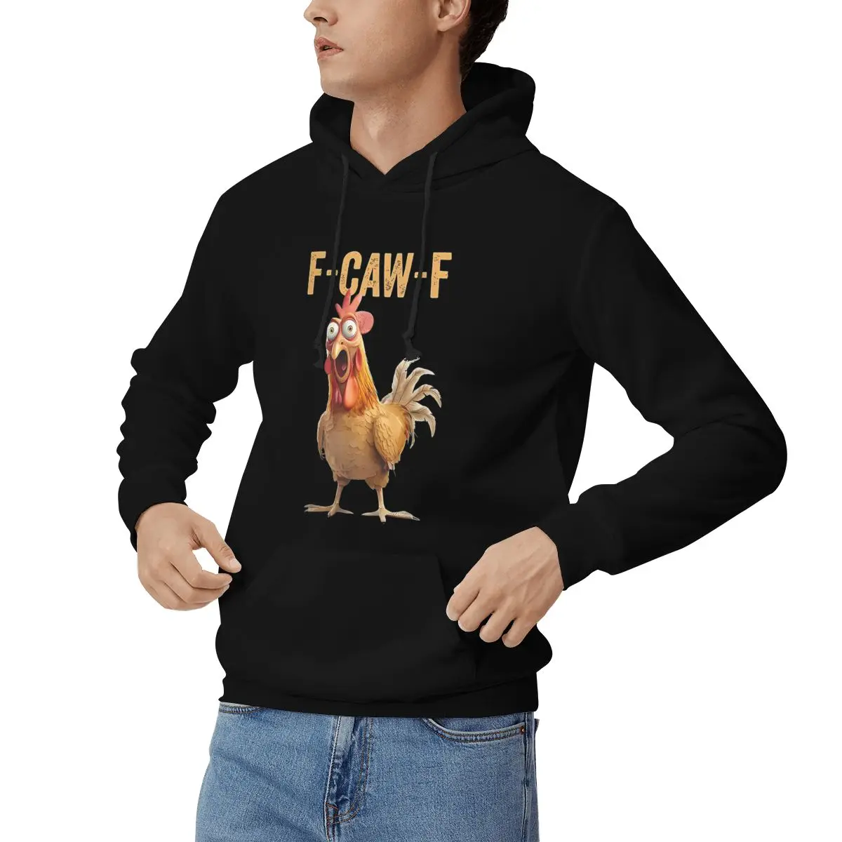 F-Caw-F Funny Chicken FCAWF Hu - Winter Clothing Quotes review and price